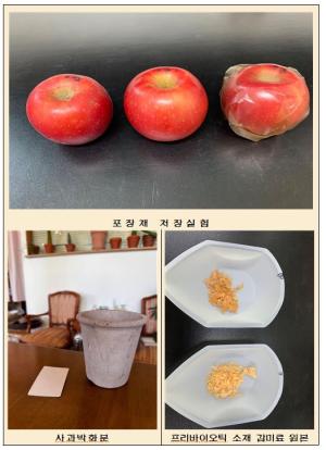 사과 가공 부산물 활용 지속가능한 소재 개발 