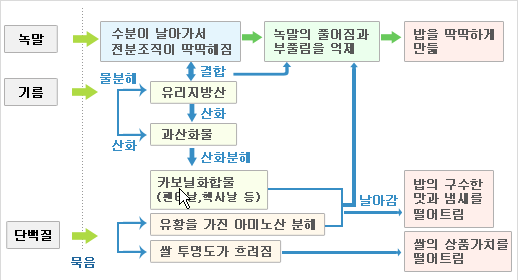 묵은 쌀이 밥맛이 나쁜 원인