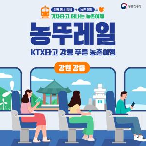[농(農)뚜레일] 기차 타고 여행 가볼까? ❘ 강원 강릉