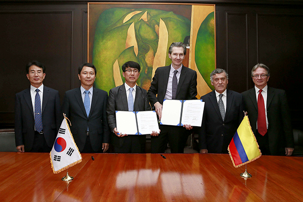 콜롬비아와 농업 협력 강화를 위한 업무협약.