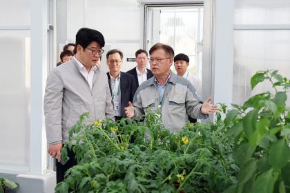 작물용 미생물제 산업체 방문