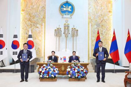 몽골정부와 농업기술 협력 강화 업무협약 체결