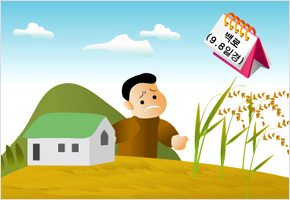 백로안에 벼 안팬 집에는 가지도 말아라 이미지