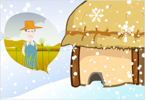 쥐구멍에 눈 들어가면 보리농사 흉년 된다 이미지