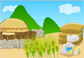 보리는 세간 밑천이다. 이미지