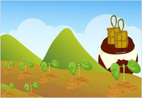 콩 종아리 묻어 주면 된장 걱정 없다. 이미지