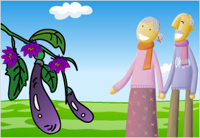 가지꽃과 부모말은 허사가 없다? 이미지