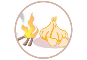 마늘밭 불은 이른 봄에 지른다. 이미지