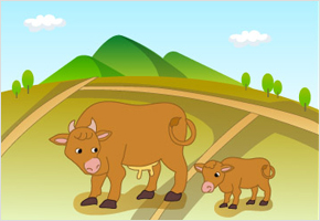 암소는 부려야 새끼내기 잘한다. 이미지