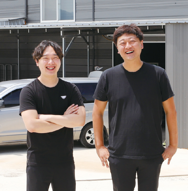 협업농가 김지훈 대표와 버luck 송하은 대표