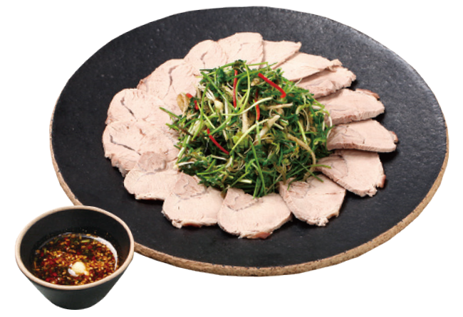 냉이무침 & 편육