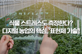 식물 스트레스도 측정한다? 디지털 농업의 핵심, '표현체 기술'!